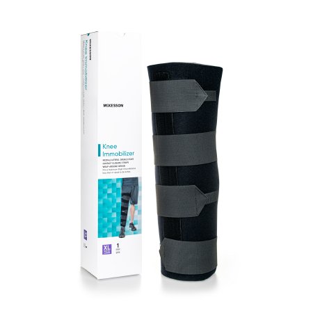 McKesson Knee Immobilizer McKesson X-Large Up to 36 Inch Thigh Circumference 20 Inch Length Left or Right Knee - Each - 155-79-96019-EA