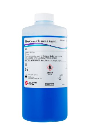 Beckman Coulter Hematology Reagent FlowClean Cleaner Cleaning Agent For Beckman Flow Cytometer Components that come into Contact with Blood Samples 500 mL - Each - A64669-EA