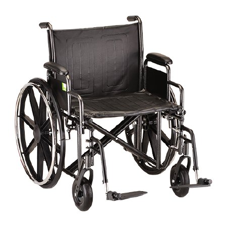Nova Ortho-Med Wheelchair Nova Desk Length Arm Swing-Away Footrest 22 Inch Seat Width Adult - Each - 5220S-EA
