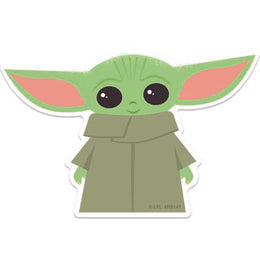 SmileMakers SmileMakers® 50 per Unit The Child Baby Yoda Sticker 2.875 X 3.75 Inch - Pack of 100 - RS147-PK