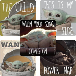 SmileMakers SmileMakers® 100 per Unit Star Wars The Child Sticker 2.5 Inch - Box of 100 - ST1780B-BX