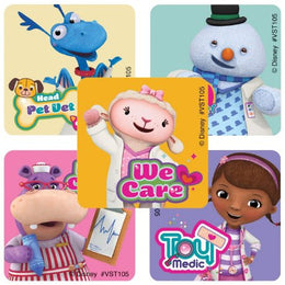 SmileMakers ValueStickers™ 250 per Unit Doc McStuffins Sticker 1.625 Inch - Roll of 250 - VST105R-RL