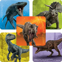 SmileMakers ValueStickers™ 250 per Unit Jurassic World Sticker 1.625 Inch - Pack of 250 - VST144P-PK