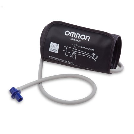 Omron Healthcare Reusable Blood Pressure Cuff Omron® 23 to 45 cm Arm Nylon Cuff Wide Range Adult Cuff - Each - HEM-FL31-B-EA