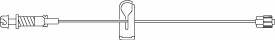 B. Braun IV Extension Set SafeLine* Needle-Free Port Micro Bore 7 Inch Tubing Without Filter - Case of 50 - NF1310-CS