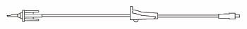 B. Braun Primary IV Administration Set BBraun™ Gravity Without Ports 15 Drops / mL Drip Rate Without Filter 27 Inch Tubing - Case of 50 - V2203-CS