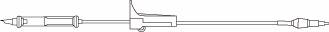 B. Braun Primary IV Administration Set BBraun™ Gravity Without Ports 10 Drops / mL Drip Rate 170 Micron Filter 76 Inch Tubing Blood - Case of 50 - V2400-CS