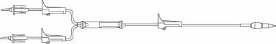 B. Braun Primary IV Administration Set BBraun™ Gravity 1 Port 10 Drops / mL Drip Rate With Filter 87 Inch Tubing - Case of 50 - V2500-CS