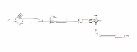 B. Braun Primary IV Administration Set BBraun™ Gravity 1 Port 15 Drops / mL Drip Rate Without Filter 114 Inch Tubing - Case of 50 - 351510-CS