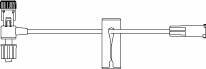 B. Braun IV Extension Set Needle-Free Port Small Bore 5 Inch Tubing Without Filter - Case of 100 - 471987-CS