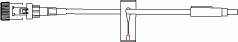 B. Braun IV Extension Set Safsite® Needle-Free Port Standard Bore 6 Inch Tubing Without Filter - Case of 100 - 472070-CS