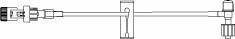 B. Braun IV Extension Set SafeLine* Needle-Free Port Standard Bore 7 Inch Tubing Without Filter - Case of 100 - 472071-CS