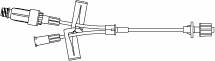 B. Braun IV Extension Set Needle-Free Port Small Bore 7 Inch Tubing Without Filter - Case of 100 - 473442-CS