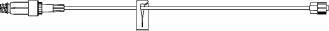 B. Braun IV Extension Set UltraSite® Needle-Free Port Small Bore 14 Inch Tubing Without Filter - Case of 100 - 473445-CS