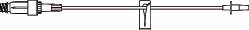 B. Braun IV Extension Set Needle-Free Port Small Bore 8 Inch Tubing Without Filter - Case of 100 - 473446-CS