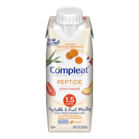 Nestle Healthcare Nutrition Oral Supplement Compleat® Peptide 1.5 8.45 oz. Reclosable Carton Liquid Elemental - Case of 24 - 4390076283-CS