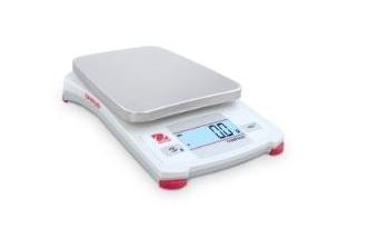 VWR International Food / Lab Scale Ohaus® Digital LCD Display 620 Gram Capacity Silver / White Battery Operated - Each - 470313-238-EA