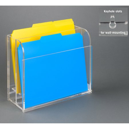Poltex Inc Chart Holder Poltex® Clear 2 Pocket Top Opening - Each - 2CHART-W-EA