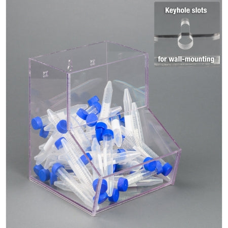 Poltex Inc Bulk Bin Poltex® Clear PETG 3.9 X 7.4 X 7.4 X 8.7 Inch - Each - BULKMOUNT-W-EA