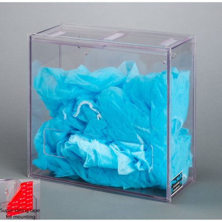 Poltex Inc PPE Dispenser VHB Tape Clear 4 X 10 X 10 Inch PETG Plastic - Each - BULKPPE10-T-EA