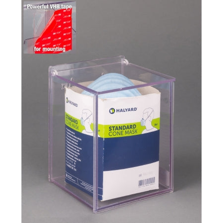 Poltex Inc Cone Mask Dispenser VHB Tape Clear 5-1/2 X 5-1/2 X 7 Inch PETG Plastic - Each - CONMSK-W-EA