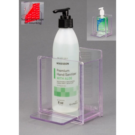 Poltex Inc Hand Hygiene Holder Poltex® Clear PETG Manual 18 oz. bottle Wall Mount - Each - HANDSANL-W-EA
