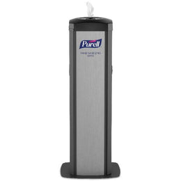 GOJO Wipe Dispenser Purell® DS360 Gray Steel Manual Floor Stand - Each - 9114-01-SLVHSW-EA