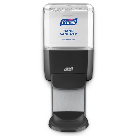 GOJO Hand Hygiene Dispenser Purell® ES4 Graphite ABS Plastic Manual Push 1200 mL Wall Mount - Case of 9 - 5024-09-CS