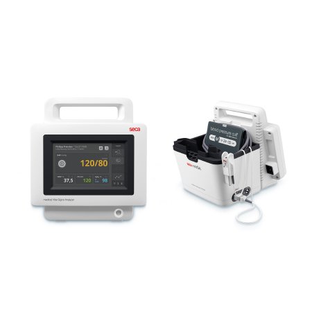 Seca Patient Monitor seca® 535 Spot Check and Vital Signs Monitoring NIBP, Pulse Rate, SpO2 AC Power / Battery Operated - Each - 5351200131-EA