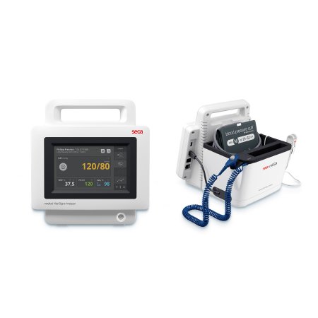 Seca Patient Monitor seca® 535 Spot Check and Vital Signs Monitoring NIBP, Pulse Rate, SpO2, Oral Temperature AC Power / Battery Operated - Each - 5351210131-EA
