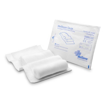 MedSource International Trauma Dressing MedStop 5-1/2 X 9 Inch 1 per Pack Sterile Rectangle - Case of 60 - MS-RG002-CS