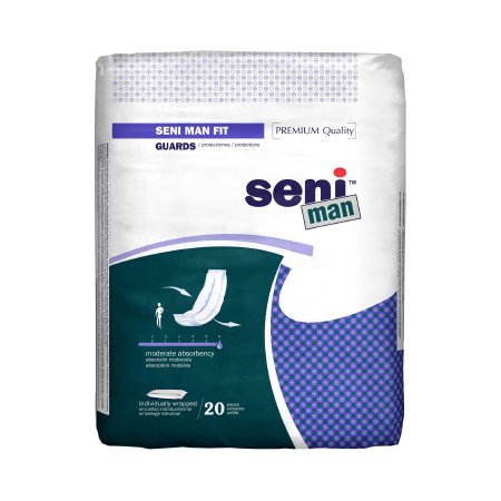 TZMO USA Inc Incontinence Liner Seni® Man Fit 15.7 Inch Length Heavy Absorbency Superabsorbant Core One Size Fits Most - Case of 160 - S-FT20-PM1-CS