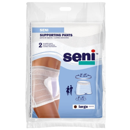 TZMO USA Inc Seni® Knit Pant Unisex Polyester / Elastane Large Pull On Reusable - Pack of 25 - S-LA02-SP1-PK