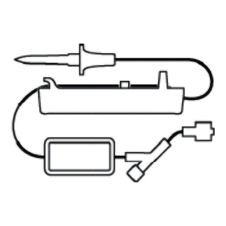 Smiths Medical ASD, Inc. IV Pump Set CADD® Pump 1 Port 1.2 Micron Filter 117 Inch Tubing Solution - Box of 15 - 21-7364-24-BX