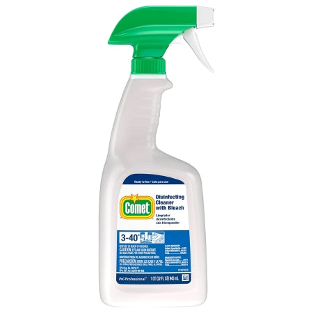 RJ Schinner Co Comet® with Bleach Surface Disinfectant Cleaner Pump Spray Liquid 32 oz. Bottle Unscented NonSterile - Case of 8 - 30314-CS