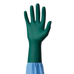 Medline Surgical Glove DermAssure™ Green Size 6 Sterile Polychloroprene Standard Cuff Length Smooth Dark Green Chemo Tested - Case of 200 - MSG6560-CS