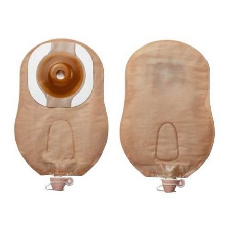 Hollister Urostomy Pouch Premier™ One-Piece System 9 Inch Length Drainable Convex, Pre-Cut - Box of 5 - 84899-BX