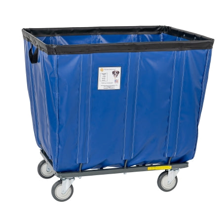R & B Wire Products Basket Truck 12 Bushel Capacity Steel 5 Inch Swivel Casters - Each - 412KDC/BL-EA