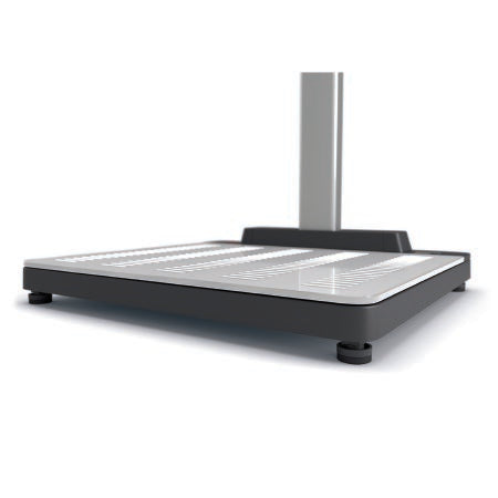 Seca Scale Base w/ ID-Display for Scale-up Line seca® 654 Digital LCD Display 800 lbs. Capacity Chrome AC Power - Each - 6541321009-EA