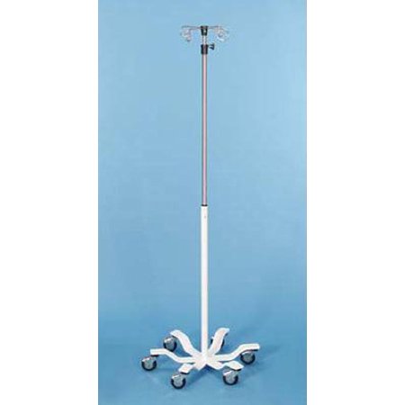 Medline IV Pole 4 Hooks 6 Leg - Each - MPH08IV6LHD-EA