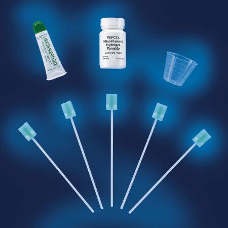 Avanos Medical Sales LLC Oral Swabstick Ready Care® Dentaswab® Foam Tip Dentifrice - Case of 1000 - 12245-CS