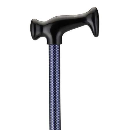 Nova Ortho-Med T-Handle Cane Nova Aluminum 28 to 39 Inch Height Purple Checkers Print - Case of 12 - 2030-CS