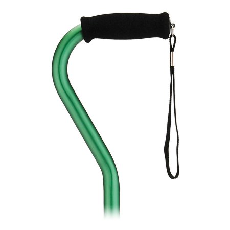 Nova Ortho-Med Offset Cane Nova Aluminum 30 to 39 Inch Height Green - Case of 2 - 1060GN-CS