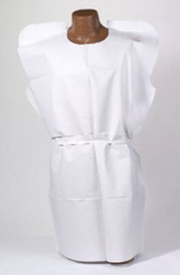 Tidi Products Patient Exam Gown TIDI® Medium Mauve Disposable - Case of 50 - 910536-CS