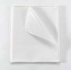 Tidi Products Stretcher Sheet Fabri-Cel® Choice Flat Sheet 40 X 84 Inch White Tissue / Polyethylene Film Disposable - Case of 50 - 919380-CS