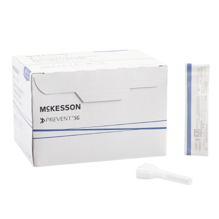 McKesson Safety Hypodermic Needle McKesson Prevent SG 1 Inch Length 23 Gauge Regular Wall Sliding Safety Needle - Box of 50 - 306610-BX
