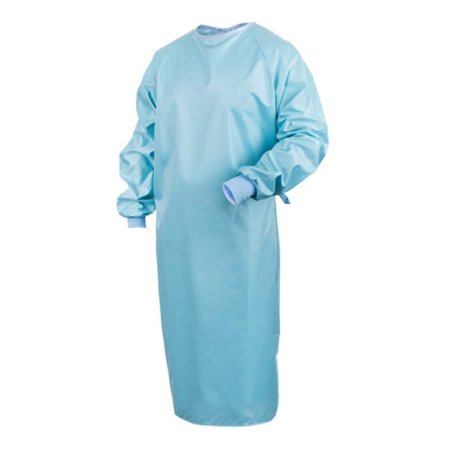 Standard Textile Surgical Gown ComPel® MLR X-Large Aqua NonSterile AAMI Level 3 Reusable - DZ/12 - 7567B214-DZ