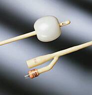 Bard Foley Catheter Bardex® I.C. 2-Way Standard Tip 30 cc Balloon 14 Fr. Silver Alloy Coated Latex - Case of 12 - 0166SI14-CS