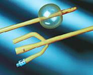 Bard Foley Catheter Bardex® Lubricath® 3-Way Standard Tip 30 cc Balloon 20 Fr. Latex - Each - 0167L20-EA