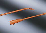 Bard Urethral Catheter Bard® Coude / Tiemann Tip Red Rubber 20 Fr. 16 Inch - Case of 12 - 120620-CS